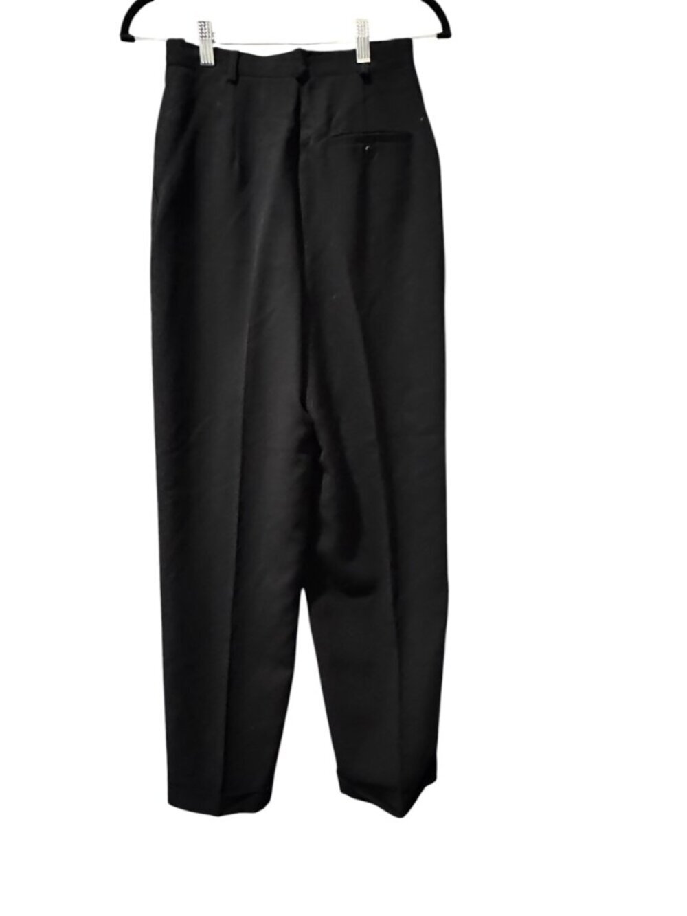 Lauren Ralph Lauren 100% Wool Pleated Dress Pants Black Size 4 - Picture 7 of 7